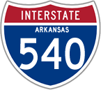 Interstate 540 in Arkansas