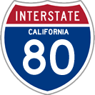 Interstate 80 in California