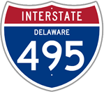 Interstate 495 in Delaware