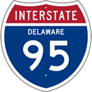 Interstate 95 in Delaware