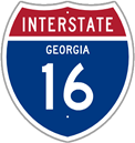 Interstate 16 in Georgia