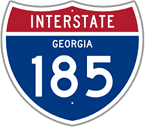 Interstate 185 in Georgia