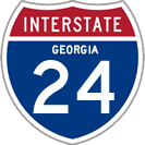 Interstate 24 in Georgia