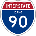 Interstate 90 in Idaho
