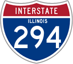 Interstate 294 in Illinois