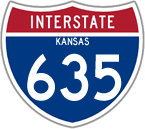 Interstate 635 in Kansas