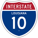 Interstate 10 in Louisiana