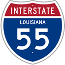 Interstate 55 in Louisiana