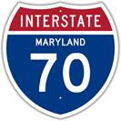 Interstate 70 in Maryland