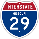 Interstate 29 in Missouri