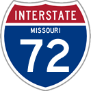 Interstate 72 in Missouri