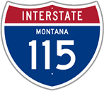 Interstate 115 in Montana