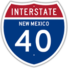 Interstate 40 in New Mexico