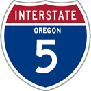 Interstate 5 in Oregon