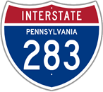 Interstate 283 in Pennsylvania