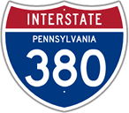 Interstate 380 in Pennsylvania