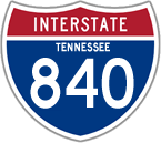 Interstate 840 in Tennessee