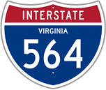 Interstate 564 in Virginia