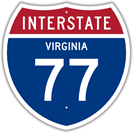 Interstate 77 in Virginia