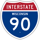 Interstate 90 in Wisconsin