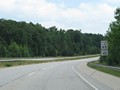 As the tolled portion of Interstate 185 South begins, the speed limit increases to 65 mph. The 45 mph minimum speed limit still applies as it does on all South Carolina Interstates. (Photo taken 5/27/17).