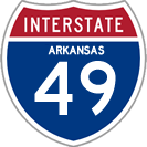 Interstate 49 in Arkansas
