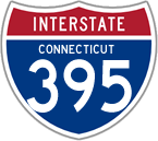 Interstate 395 in Connecticut
