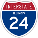 Interstate 24 in Illinois