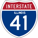 Interstate 41 in Illinois