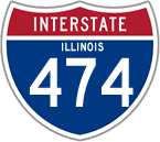 Interstate 474 in Illinois