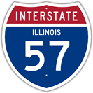 Interstate 57 in Illinois