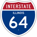 Interstate 64 in Illinois
