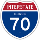 Interstate 70 in Illinois