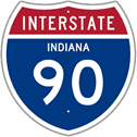 Interstate 90 in Indiana
