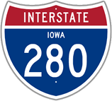 Interstate 280 in Iowa