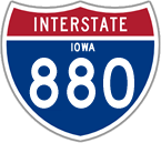Interstate 880 in Iowa