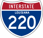 Interstate 220 in Louisiana