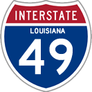 Interstate 49 in Louisiana