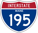 Interstate 195 in Maine