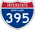 Interstate 395 in Maryland
