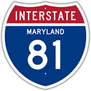 Interstate 81 in Maryland