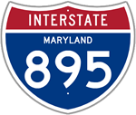 Interstate 895 in Maryland