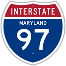 Interstate 97 in Maryland