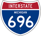 Interstate 696 in Michigan