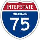 Interstate 75 in Michigan