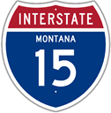 Interstate 15 in Montana