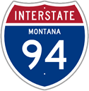 Interstate 94 in Montana