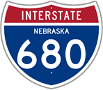 Interstate 680 in Nebraska