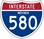 Interstate 580 in Nevada