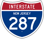 Interstate 287 in New Jersey